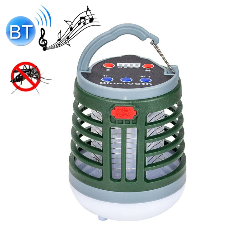 Bluetooth Audio USB Charging Lighting Mosquito Trap(W881 Green) - Repellents by null | Online Shopping South Africa | PMC Jewellery | Buy Now Pay Later Mobicred