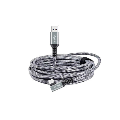 USB3.2 Gen1 VR Link Streamline For Oculus Quest 2, Model: A-C  Aluminum Shell 5M Braided Wire - VR Accessories by PMC Jewellery | Online Shopping South Africa | PMC Jewellery