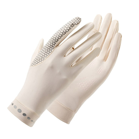 1 Pair XC-14 Riding Driving Sunscreen Anti-UV Fingerless Ice Silk Gloves, Style: Honeycomb (Yellow) - Safety Gloves by PMC Jewellery | Online Shopping South Africa | PMC Jewellery | Buy Now Pay Later Mobicred