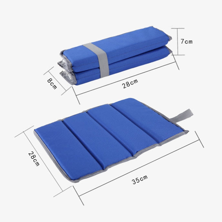 2 PCS Outdoor Waterproof and Moisture-proof Foldable Picnic Cushion(Blue) - Camping Mats by PMC Jewellery | Online Shopping South Africa | PMC Jewellery | Buy Now Pay Later Mobicred