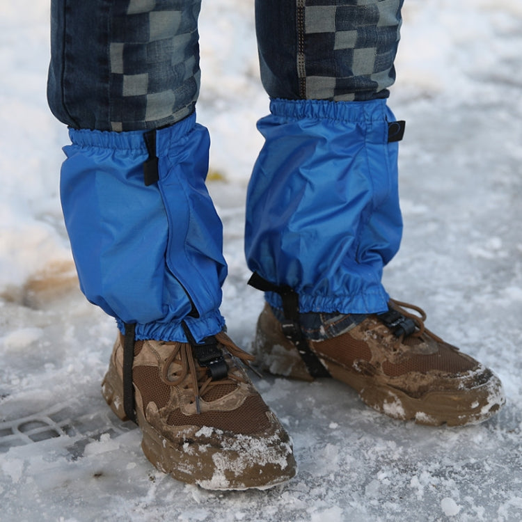 04 Outdoor Short Mountaineering Anti-Snow Leg Covers(Black) - Mountaineering Outfit by PMC TechLife | Online Shopping South Africa | PMC TechLife | Buy Now Pay Later Mobicred