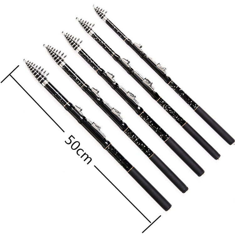 ZHANLANGWANG Carbon Throwing Pole Mini Short Rock Fishing Rod, Length: 3.6m(Black) - Fishing Rods & Accessories by PMC TechLife | Online Shopping South Africa | PMC TechLife | Buy Now Pay Later Mobicred