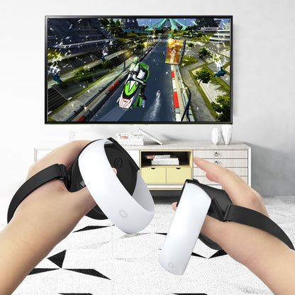 VR Controller Anti-collision Half-pack Silicone Protective Cover For Oculus Quest 2(Black) - VR Accessories by PMC Jewellery | Online Shopping South Africa | PMC Jewellery | Buy Now Pay Later Mobicred