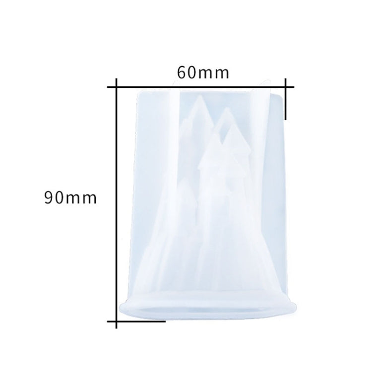 D581 DIY Crystal Drops 3D Castle Silicone Mold - Arts & Crafts by PMC TechLife | Online Shopping South Africa | PMC TechLife