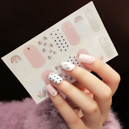 10 PCS 3D Hot Stamping Waterproof Nail Art Sticker(Z/A099) - Nail Stickers by PMC Jewellery | Online Shopping South Africa | PMC Jewellery | Buy Now Pay Later Mobicred