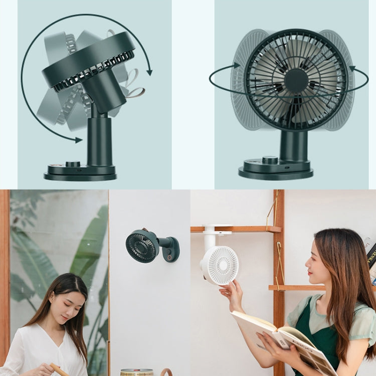 Smart Remote Control Usb Charging Shaking Head Desktop Fan Stroller Clip Fan(Black) - Electric Fans by PMC Jewellery | Online Shopping South Africa | PMC Jewellery | Buy Now Pay Later Mobicred