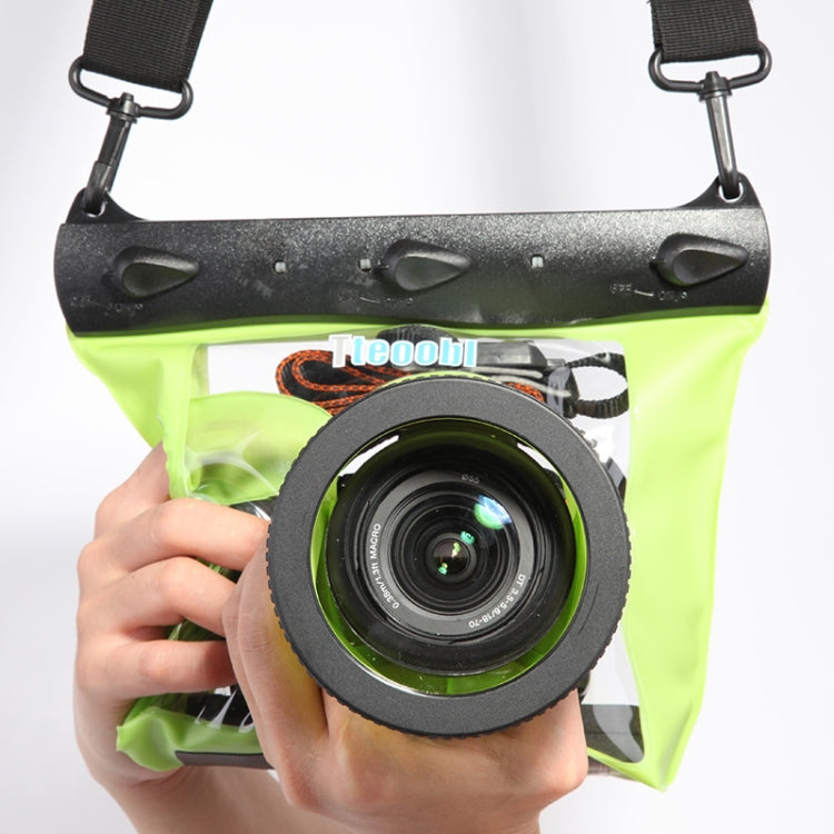 Tteoobl  20m Underwater Diving Camera Housing Case Pouch  Camera Waterproof Dry Bag, Size: M(Green) - free shipping - PMC TechLife - Order now!