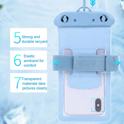 Tteoobl Diving Phone Waterproof Bag Can Be Hung Neck Or Tied Arm, Size: Extra 7.2 Inch(Gray Blue) - Waterproof Bag by Tteoobl | Online Shopping South Africa | PMC Jewellery | Buy Now Pay Later Mobicred