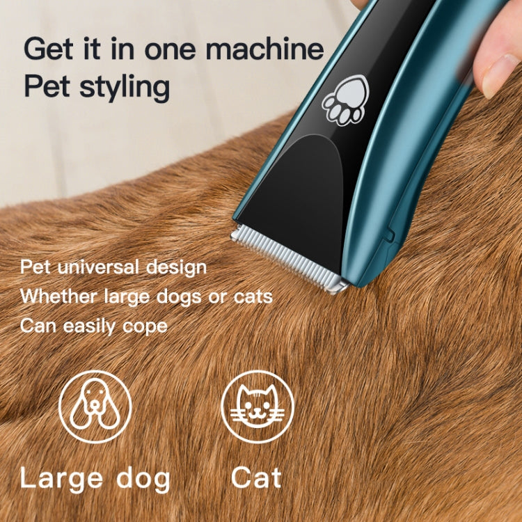Waterproof Pet Shaver Dog Electric Hair Clipper, Specification: Standard(Gray) - Pet Care by PMC Jewellery | Online Shopping South Africa | PMC Jewellery