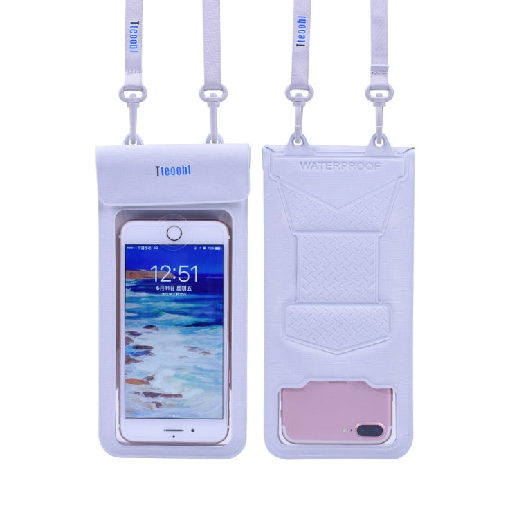 Tteoobl  30m Underwater Mobile Phone Waterproof Bag, Size: Large(Grey) - Waterproof Bag by Tteoobl | Online Shopping South Africa | PMC Jewellery | Buy Now Pay Later Mobicred