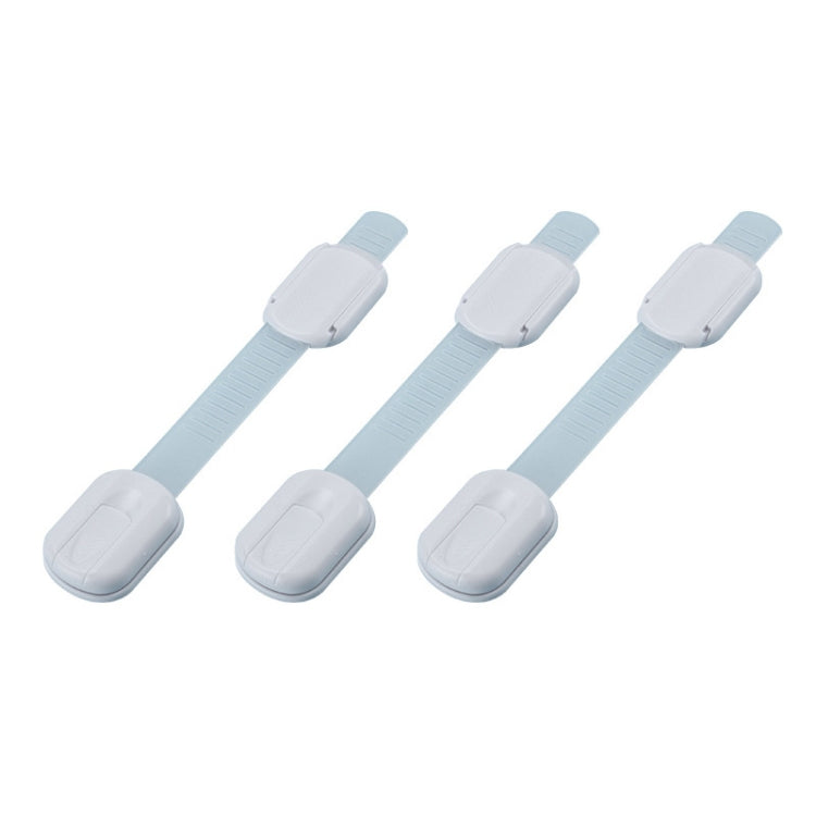 Slide Adjust Baby Safety Lock Refrigerator Drawer Lock(White) - Safety Equipment by PMC TechLife | Online Shopping South Africa | PMC TechLife