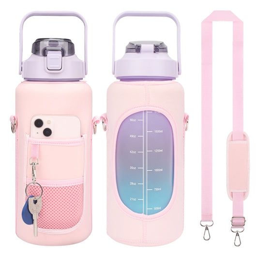 2L Diving Material Water Bottle Cover Case with Strap(Pink Metal Buckle) - Kettle Bags by PMC Jewellery | Online Shopping South Africa | PMC Jewellery | Buy Now Pay Later Mobicred