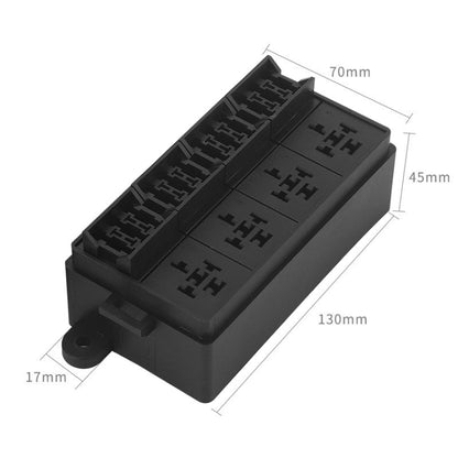 TF008-10 12V 4Pin Relay Car RV Radiography Sound Modified Electromagnetic Insurance Box - Relays by PMC Jewellery | Online Shopping South Africa | PMC Jewellery