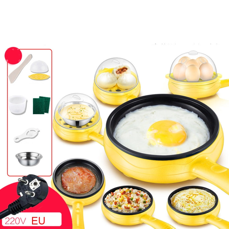 350W Electric Egg Omelette Cooker Frying Pan Steamer Cooker,EU Plug,Style: Single Layer Set Pink - free shipping - PMC TechLife - Order now!