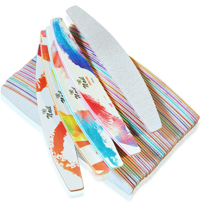 GJ0507 6 In 1 Nail Art Tools Polish Nails Scrub Strips(Watercolor) - Grinding Tools & Accessories by PMC Jewellery | Online Shopping South Africa | PMC Jewellery | Buy Now Pay Later Mobicred