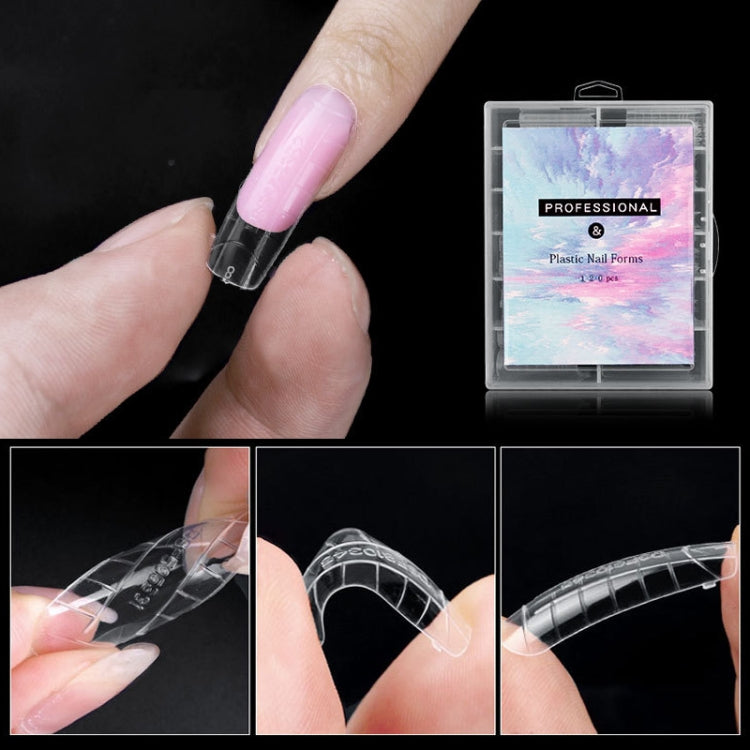 2 Boxes Nail Crystal Rapid Light Therapy Extension Nail Model, Shape: 120 PCS 04 - free shipping - PMC Jewellery - Order now!