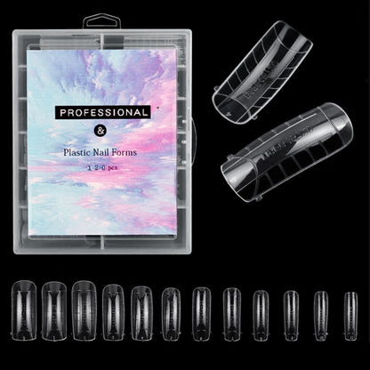 2 Boxes Nail Crystal Rapid Light Therapy Extension Nail Model, Shape: 120 PCS 05 - Nail Stickers by PMC Jewellery | Online Shopping South Africa | PMC Jewellery | Buy Now Pay Later Mobicred