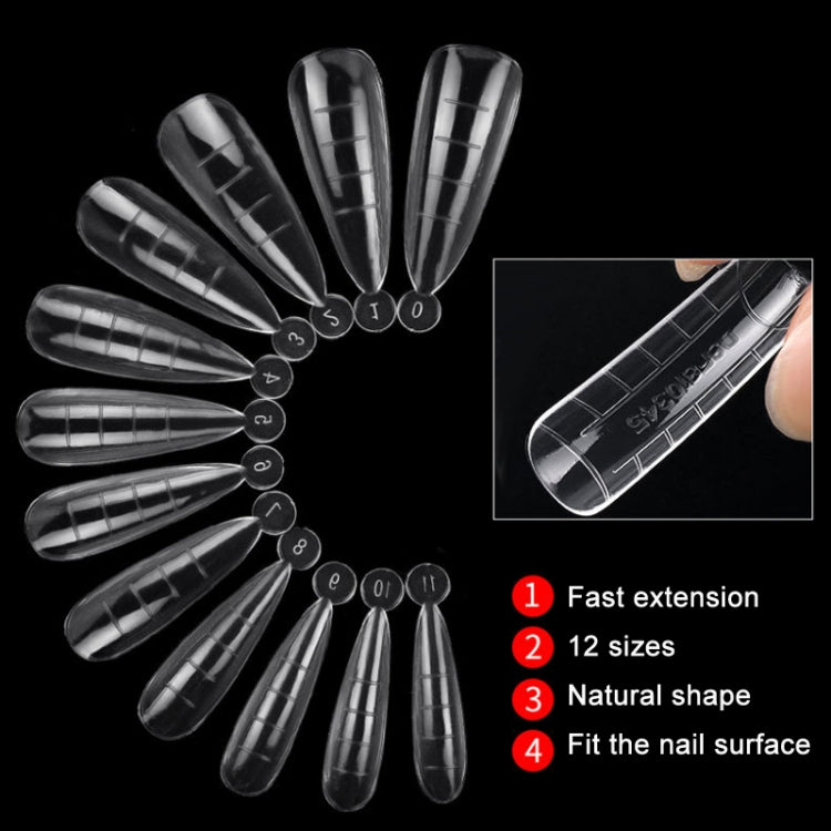 2 Boxes Nail Crystal Rapid Light Therapy Extension Nail Model, Shape: 120 PCS 05 - Nail Stickers by PMC Jewellery | Online Shopping South Africa | PMC Jewellery | Buy Now Pay Later Mobicred