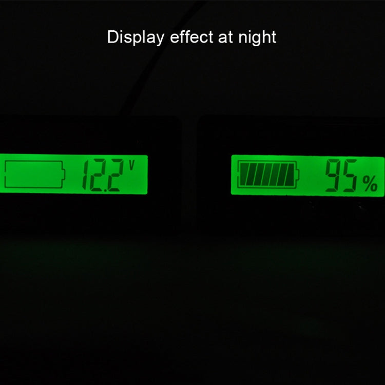L6133 LCD Electric Motorcycle Power Display, Style: Internal Green Backlight - Electrical Instruments by PMC TechLife | Online Shopping South Africa | PMC TechLife | Buy Now Pay Later Mobicred