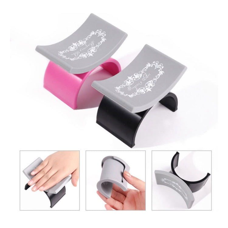 Portable Detachable Nail Art U-shaped Silicone Hand Pillow, Color: Black - Nail Art Equipment by PMC Jewellery | Online Shopping South Africa | PMC Jewellery | Buy Now Pay Later Mobicred