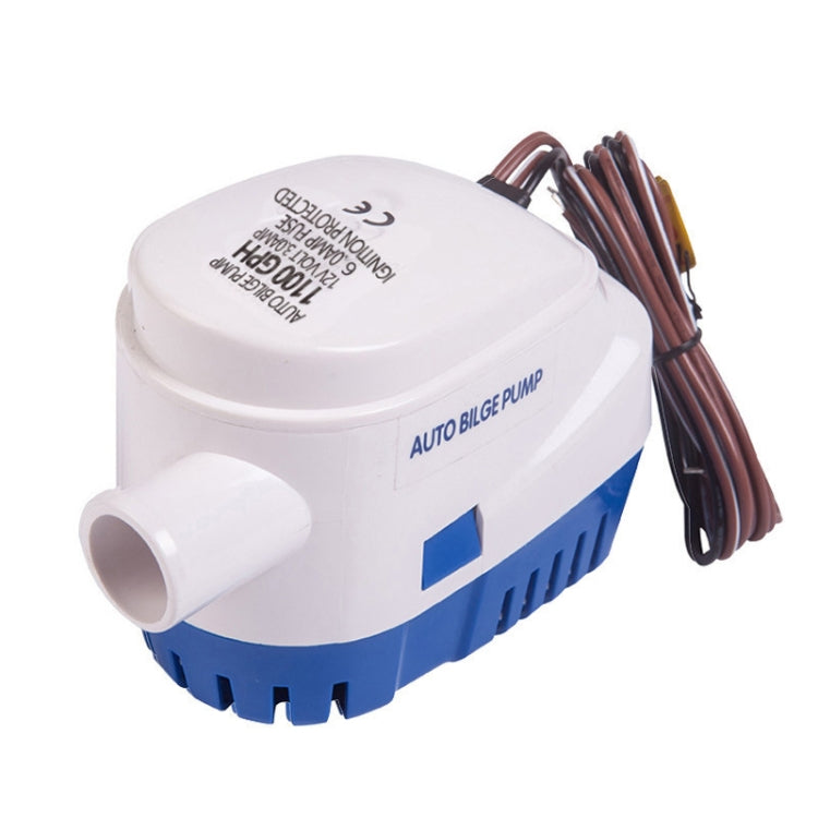 750GPH-24V Blue  Automatic Bilge Pump Submersible Water Electric Pump For Yacht Marine Boat - Boats Accessories by PMC Jewellery | Online Shopping South Africa | PMC Jewellery