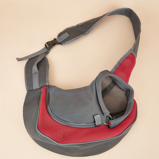 Pet Bag Widened Shoulder Strap Breathable Messenger Cat Bag,Size: Large(Red) - Pet Bags by PMC Jewellery | Online Shopping South Africa | PMC Jewellery | Buy Now Pay Later Mobicred