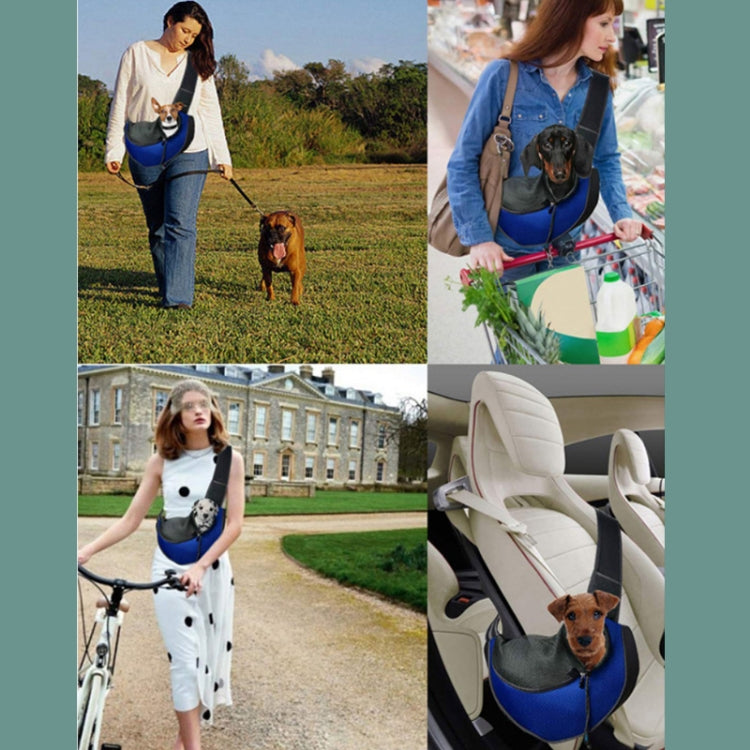 Pet Bag Widened Shoulder Strap Breathable Messenger Cat Bag,Size: Large(Blue) - Pet Storages & Bags by PMC TechLife | Online Shopping South Africa | PMC TechLife | Buy Now Pay Later Mobicred