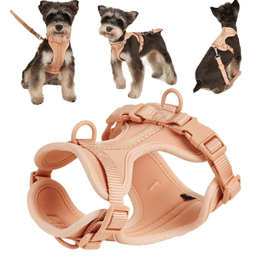 Pet PVC Strap Macaron Color Dog Chest Strap, Size: XS(Pink) - Leashes & Chest Strap by PMC Jewellery | Online Shopping South Africa | PMC Jewellery | Buy Now Pay Later Mobicred