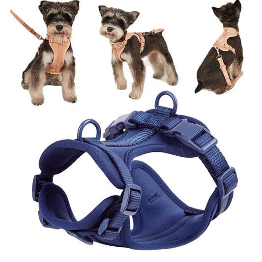 Pet PVC Strap Macaron Color Dog Chest Strap, Size: XS(Blue) - Leashes & Chest Strap by PMC Jewellery | Online Shopping South Africa | PMC Jewellery | Buy Now Pay Later Mobicred