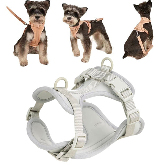 Pet PVC Strap Macaron Color Dog Chest Strap, Size: XS(Gray) - Leashes & Chest Strap by PMC Jewellery | Online Shopping South Africa | PMC Jewellery | Buy Now Pay Later Mobicred