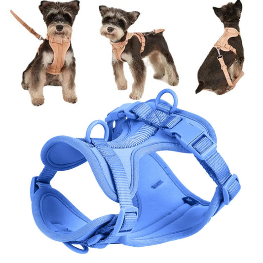 Pet PVC Strap Macaron Color Dog Chest Strap, Size: S(Light Blue) - Leashes & Chest Strap by PMC Jewellery | Online Shopping South Africa | PMC Jewellery | Buy Now Pay Later Mobicred