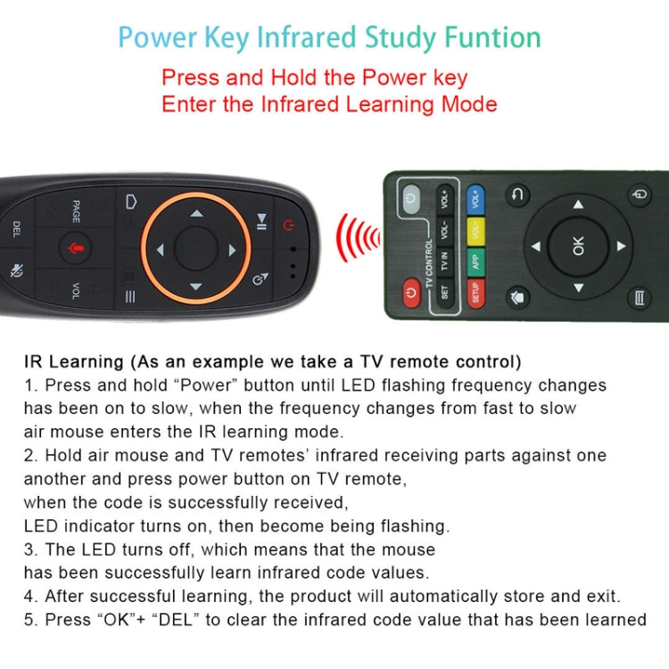 Intelligent Voice Remote Control With Learning Function, Style: G10S With Gyroscope - Universal by PMC Jewellery | Online Shopping South Africa | PMC Jewellery