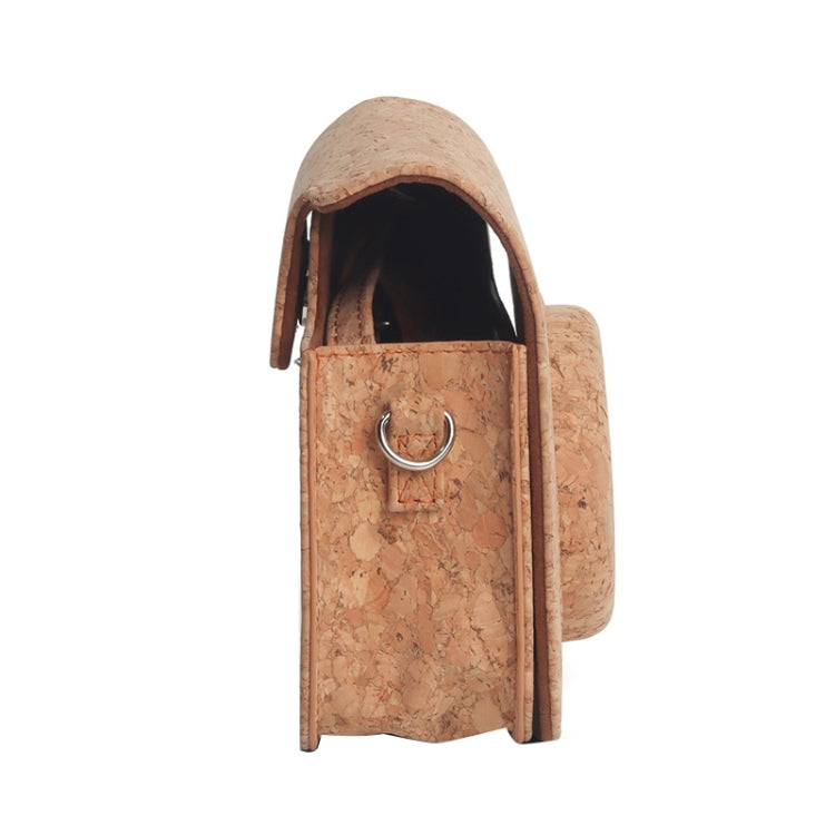Cork Camera Bag Shoulder Bag Digital Photography Leather Case For FUJIFILM Instax Mini 11 - Leather Bag by PMC TechLife | Online Shopping South Africa | PMC TechLife | Buy Now Pay Later Mobicred