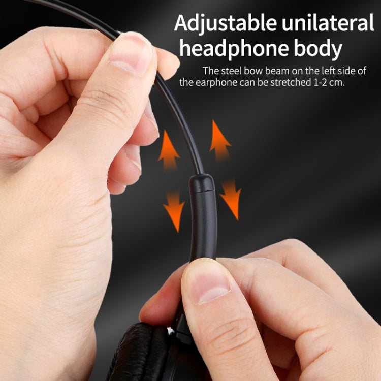DANYIN BH69 Unilateral Bluetooth Business Talk Headset Customer Service Wireless Voice Wheat(Black) - free shipping - PMC Jewellery - Order now!