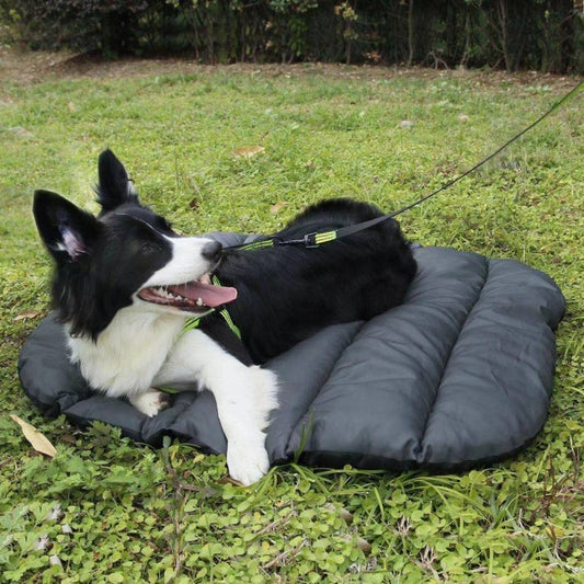 Pet Outdoor Waterproof Cushion Camping Cats And Dog Sleeping Pad, Size: Small 80x70cm(Grey) - Pads by PMC Jewellery | Online Shopping South Africa | PMC Jewellery | Buy Now Pay Later Mobicred