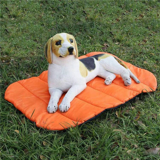 Pet Outdoor Waterproof Cushion Camping Cats And Dog Sleeping Pad, Size: Small 80x70cm(Orange) - Pads by PMC Jewellery | Online Shopping South Africa | PMC Jewellery | Buy Now Pay Later Mobicred