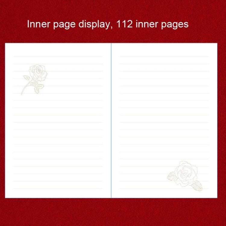 B6 PU Leather Retro Password Book With Lock Diary Hand Book(Wine Red) - Notebooks by PMC TechLife | Online Shopping South Africa | PMC TechLife