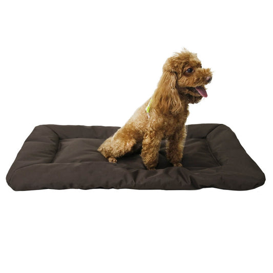 Outdoor Camping Foldable Pet Sleeping Pad 600D Oxford Cloth Waterproof Dog Pad(Brown) - Pads by PMC Jewellery | Online Shopping South Africa | PMC Jewellery | Buy Now Pay Later Mobicred