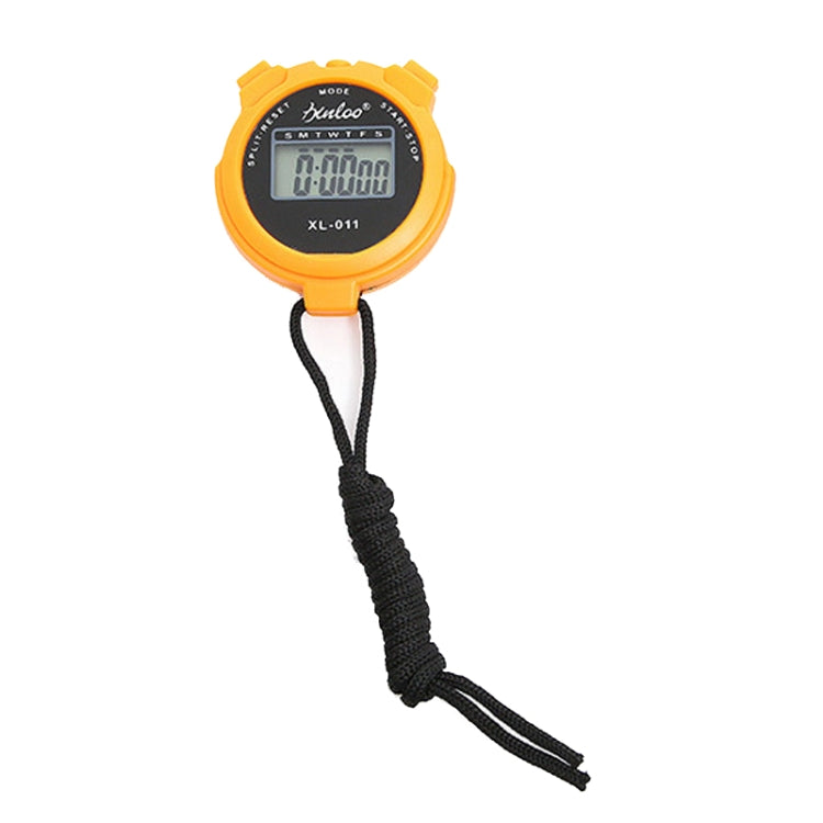 XINLOO XL-011 Display Single Memory Stopwatch Running Fitness Training Electronic Timer(Orange) - Pedometer by null | Online Shopping South Africa | PMC TechLife | Buy Now Pay Later Mobicred
