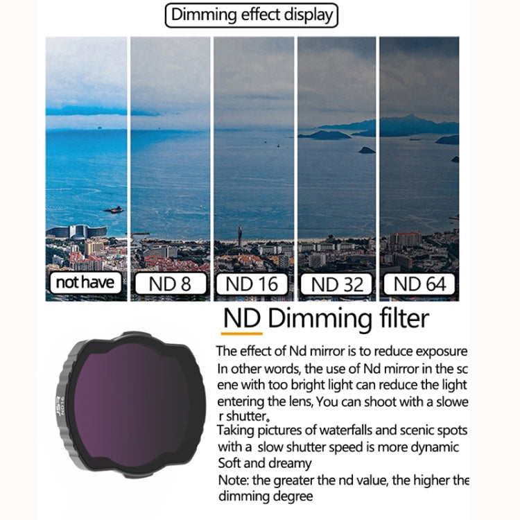 JSR  Adjustable Filter For DJI Avata,Style: ND64PL - free shipping - PMC TechLife - Order now!