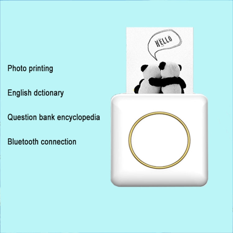 Mini Student Wrong Question Bluetooth Thermal Printer(Yellow) - Receipt Printers by PMC TechLife | Online Shopping South Africa | PMC TechLife | Buy Now Pay Later Mobicred