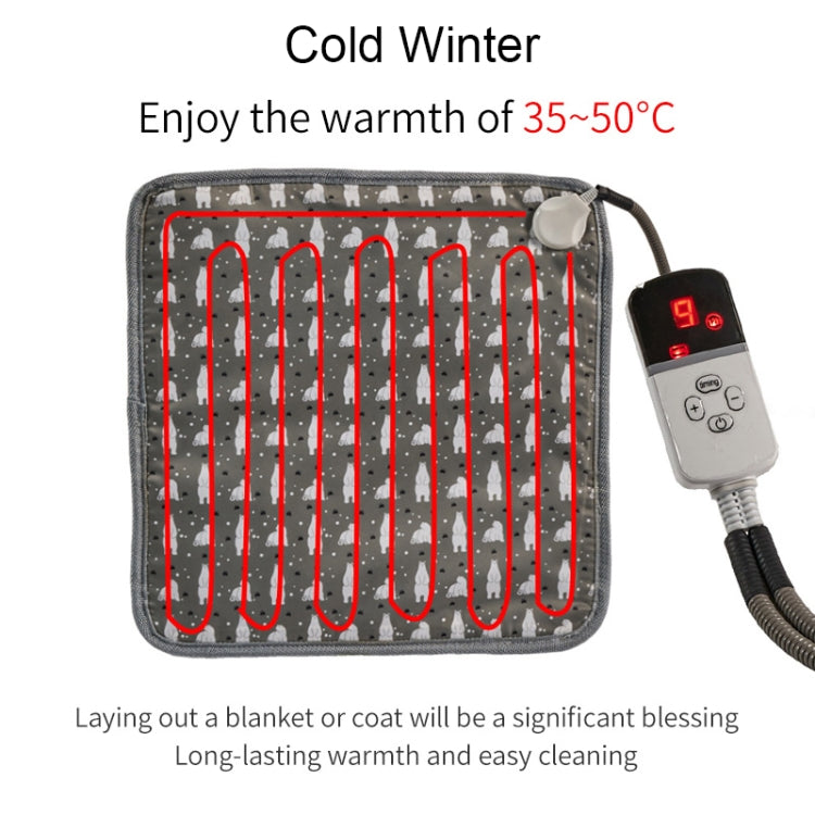 CW45 45x45cm Multi-level Temperature Regulating Timing Pet Heating Pad, Spec: EU Plug - Pads by PMC TechLife | Online Shopping South Africa | PMC TechLife | Buy Now Pay Later Mobicred