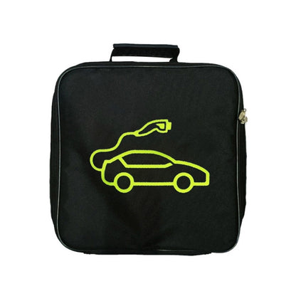 Car Charging Cable Storage Bag Carry Bag For Electric Vehicle Charger Plugs,Spec: Square With Logo - EV Charger Accessories by PMC Jewellery | Online Shopping South Africa | PMC Jewellery