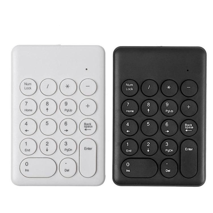 269 18 Keys Wireless Mini Numeric Keypad Accounting Bank Engineering Keypad(Black) - Wireless Keyboard by PMC Jewellery | Online Shopping South Africa | PMC Jewellery