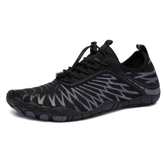 Mens Boys Water Shoes Quick Dry Aqua Socks Barefoot Beach Shoes Comfort Swim Sneakers, Size: 45(Black) - Beach Shoes by PMC Jewellery | Online Shopping South Africa | PMC Jewellery