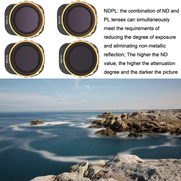 JSR For Mini 3 Pro Camera Filters, Style: ZG ND8PL - Mavic Lens Filter by JSR | Online Shopping South Africa | PMC Jewellery | Buy Now Pay Later Mobicred