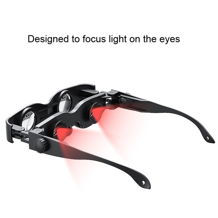 DM0125 3X Fishing Binoculars Adjustable Focus Glass Type Binoculars With Red Polarised Lens - Binoculars by PMC TechLife | Online Shopping South Africa | PMC TechLife | Buy Now Pay Later Mobicred