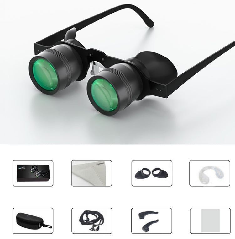 D-1548 10x HD Adjustable Focus Fishing Binoculars,Spec: With Grey+Yellow Polarised Lens - Binoculars by PMC TechLife | Online Shopping South Africa | PMC TechLife | Buy Now Pay Later Mobicred