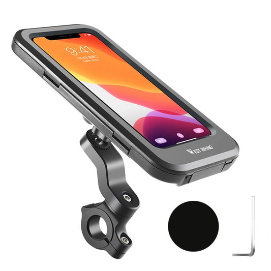 WEST BIKING Bicycle Riding Waterproof and Shockproof Phone Bracket, Style: Handlebar - Holders by WEST BIKING | Online Shopping South Africa | PMC Jewellery | Buy Now Pay Later Mobicred