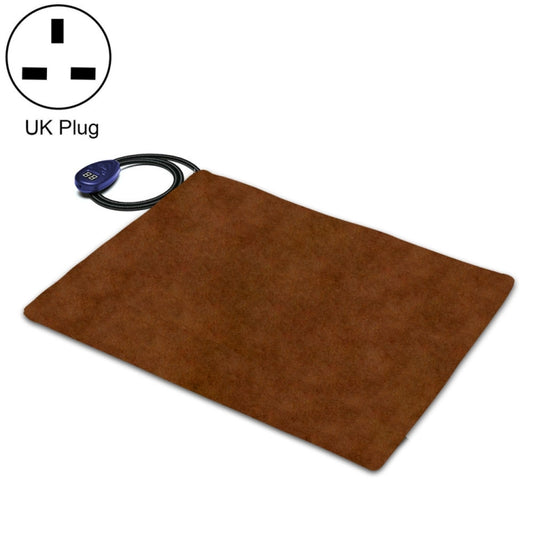 40x30cm Coffee 12V Low Voltage Multifunctional Warm Pet Heating Pad Pet Electric Blanket(UK Plug) - Pads by PMC Jewellery | Online Shopping South Africa | PMC Jewellery | Buy Now Pay Later Mobicred